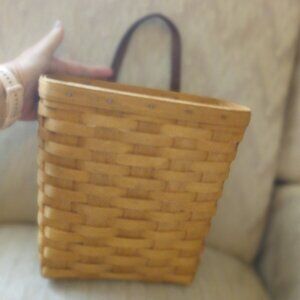 Longaberger Large Wall Basket for Mail Keys Etc 1991